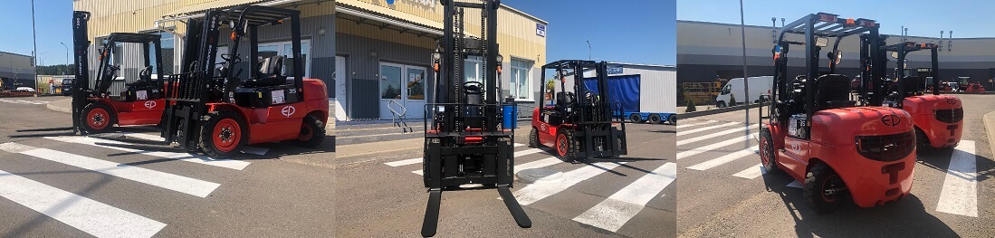Новые дизельные вилочные погрузчики EP Equipment в Минске
